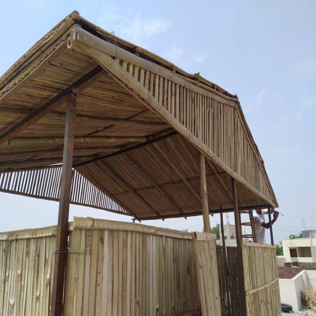 bamboo hut