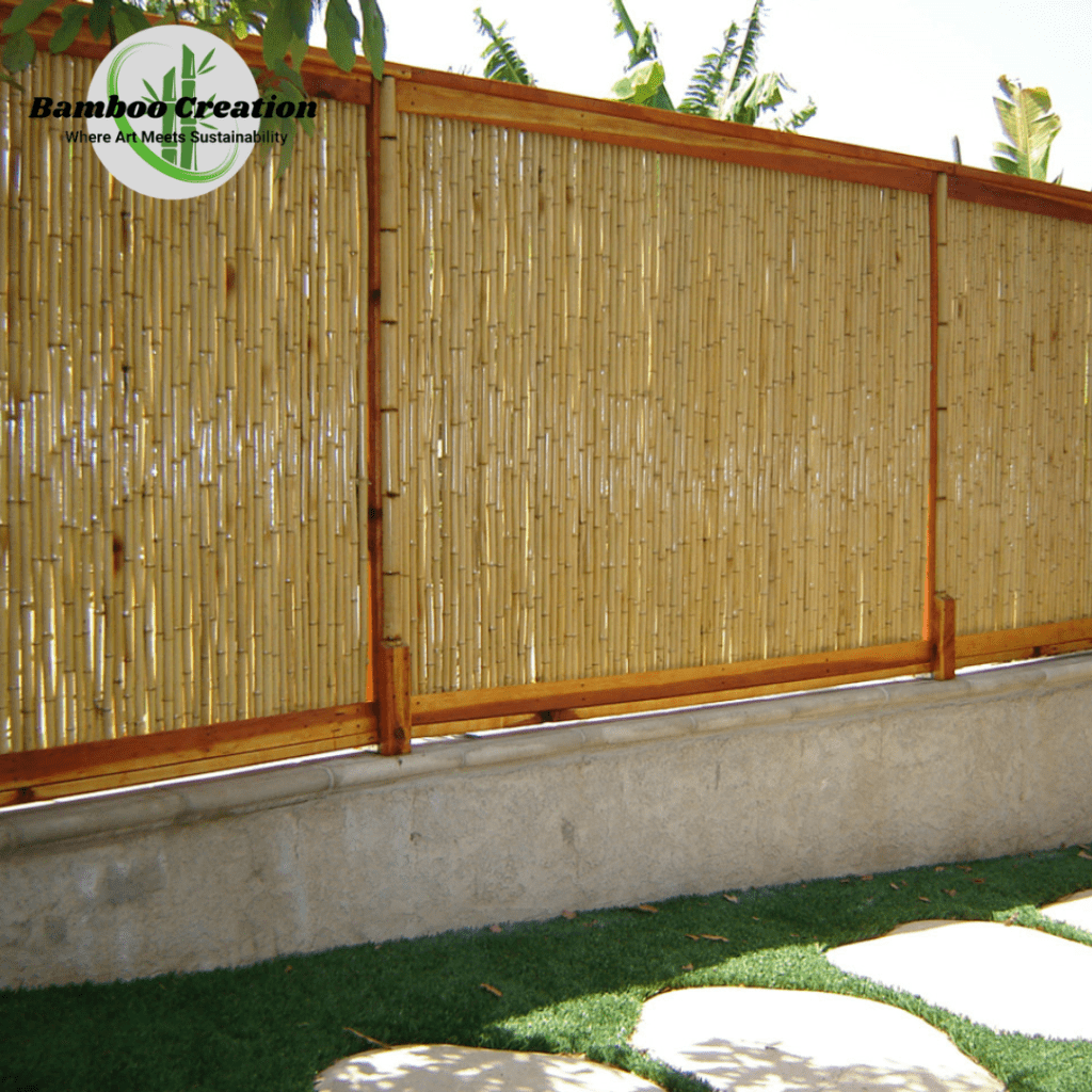 bamboo fence by bamboo creation