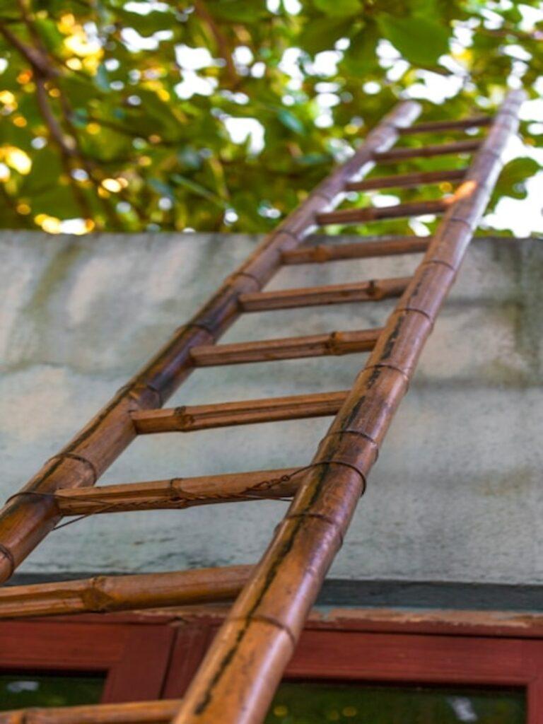 bamboo ladder by bamboo creations